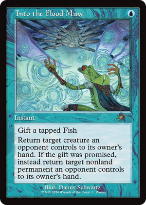 0001 Into the Flood Maw (Retro Frame) R WPN & Gateway Promos