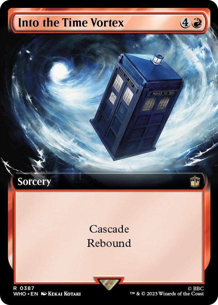 0387 Into the Time Vortex (Extended Art) R Universes Beyond: Doctor Who