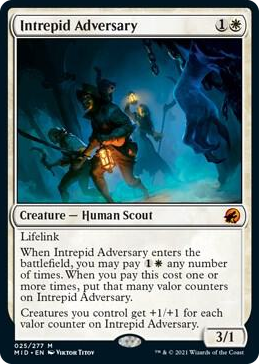 0025 Intrepid Adversary M Innistrad: Midnight Hunt