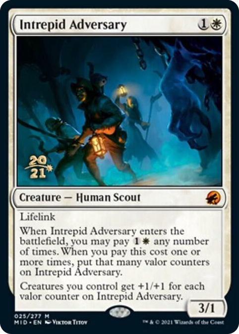 0025 Intrepid Adversary M Prerelease Cards