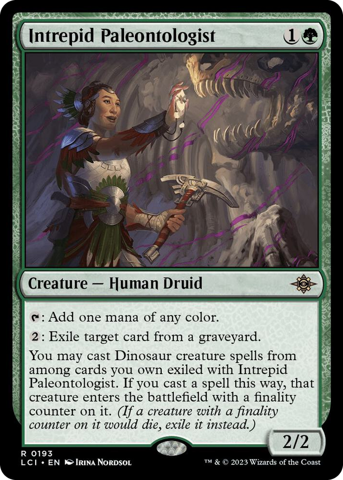 Intrepid Paleontologist #193 R - The Lost Caverns of Ixalan Pokemon card