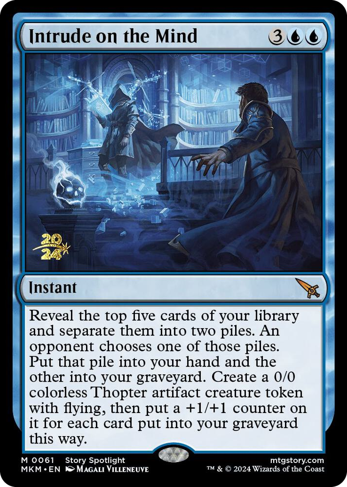 0061 Intrude on the Mind M Prerelease Cards