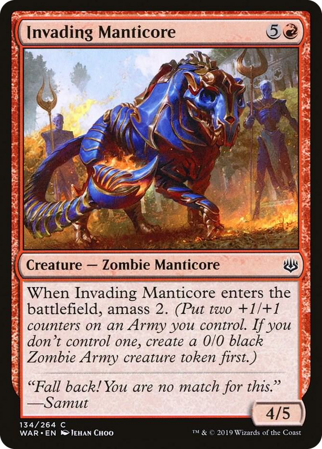 0134 Invading Manticore C War of the Spark