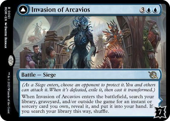 Invasion of Arcavios #61 R - March of the Machine Pokemon card