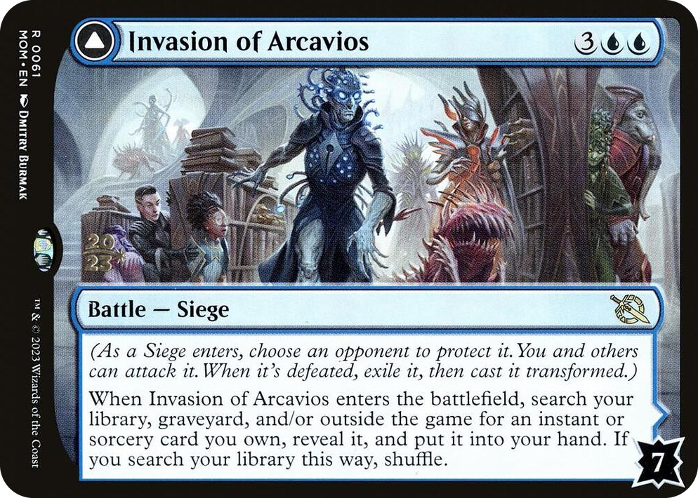 0061 Invasion of Arcavios R Prerelease Cards