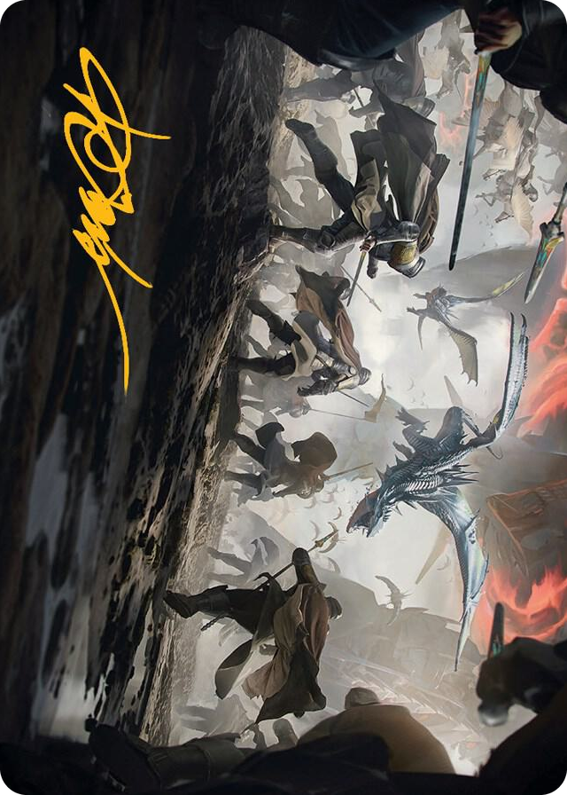 0006 Invasion of Dominaria Art Card (Gold-Stamped Signature) S Art Series: March of the Machine