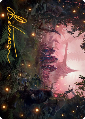 0024 Invasion of Eldraine Art Card (Gold-Stamped Signature) S Art Series: March of the Machine