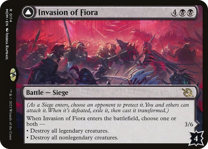 Invasion of Fiora #114 R - March of the Machine Pokemon card