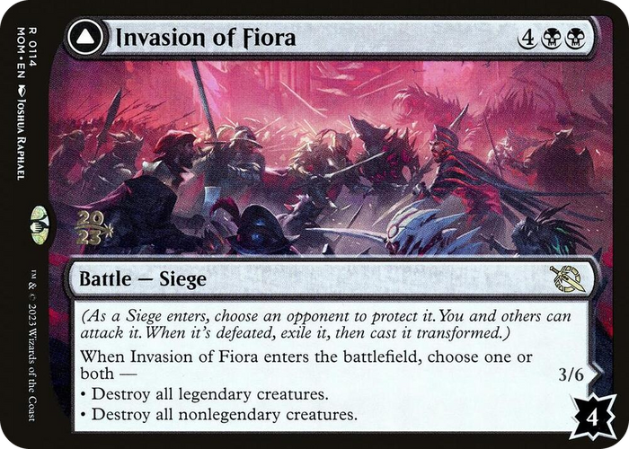 Invasion of Fiora #114 R - Prerelease Cards Pokemon card