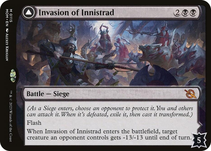 Invasion of Innistrad #115 M - March of the Machine Pokemon card