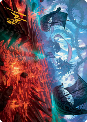 0033 Invasion of Kaldheim Art Card (Gold-Stamped Signature) S Art Series: March of the Machine
