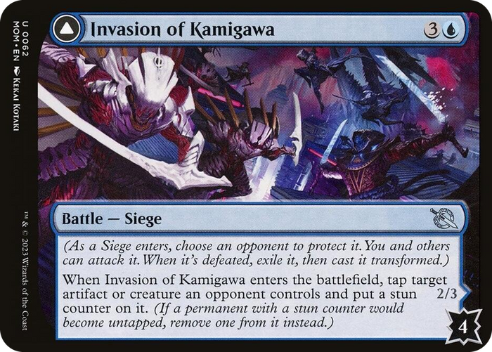 Invasion of Kamigawa #62 U - March of the Machine Pokemon card