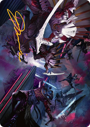 0012 Invasion of Kamigawa Art Card (Gold-Stamped Signature) S Art Series: March of the Machine