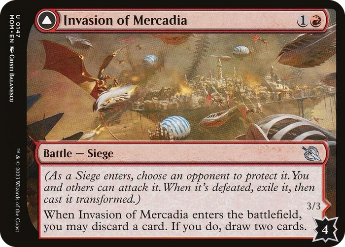 Invasion of Mercadia #147 U - March of the Machine Pokemon card