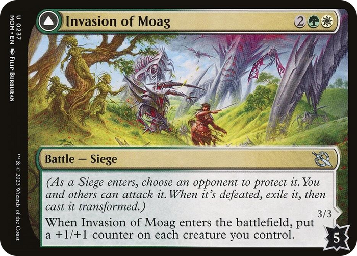 Invasion of Moag #237 U - March of the Machine Pokemon card