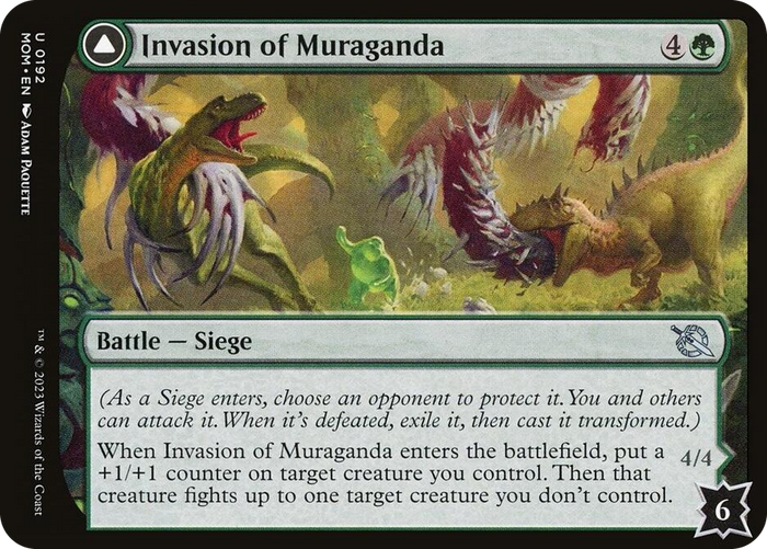 Invasion of Muraganda #192 U - March of the Machine Pokemon card