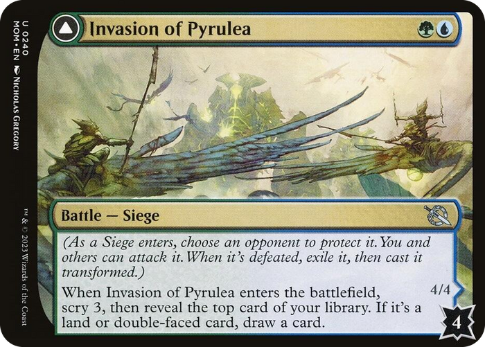 Invasion of Pyrulea #240 U - March of the Machine Pokemon card