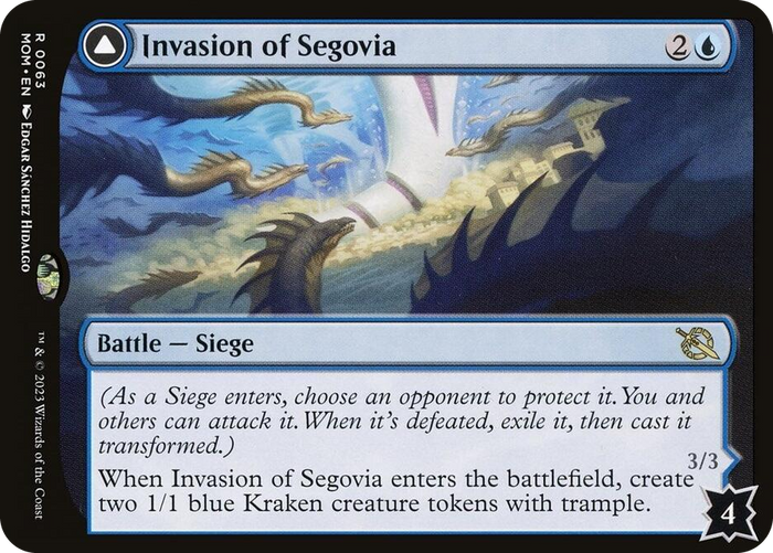 Invasion of Segovia #63 R - March of the Machine Pokemon card