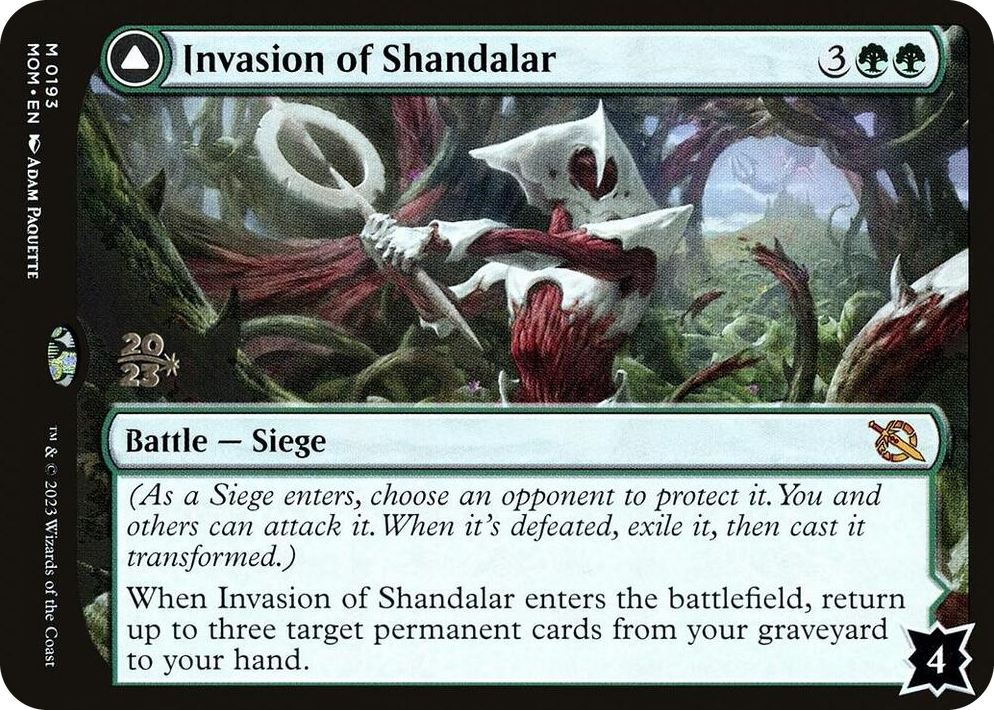 0193 Invasion of Shandalar M Prerelease Cards