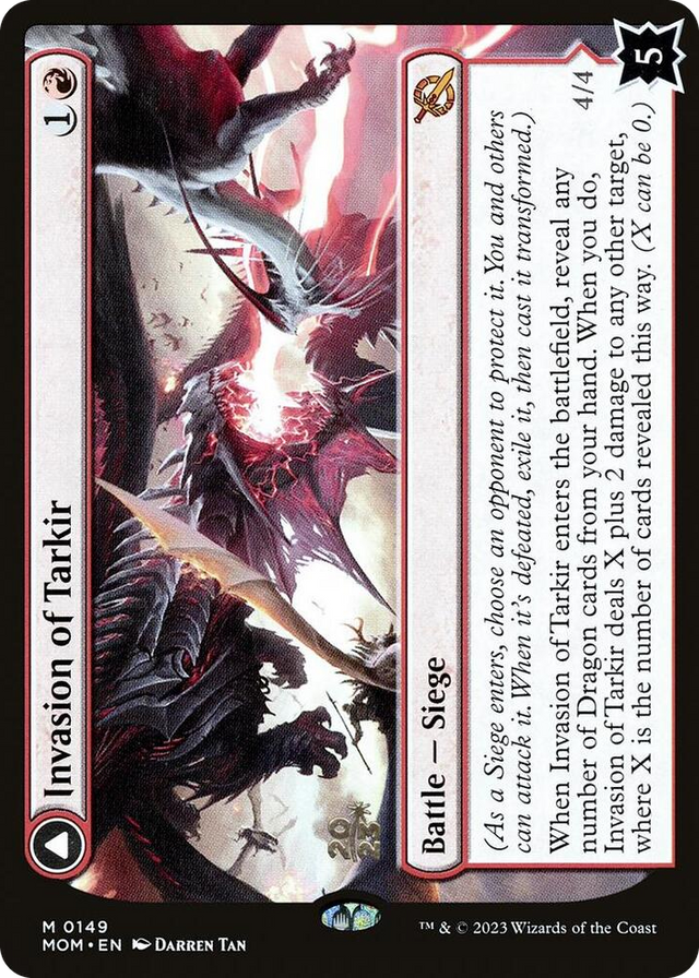 0149 Invasion of Tarkir M Prerelease Cards