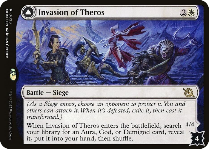 Invasion of Theros #23 R - March of the Machine Pokemon card
