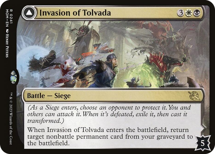 Invasion of Tolvada #241 R - March of the Machine Pokemon card