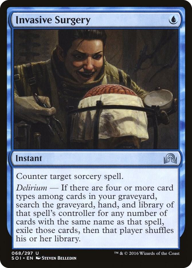 Invasive Surgery #68 U - Shadows over Innistrad Pokemon card