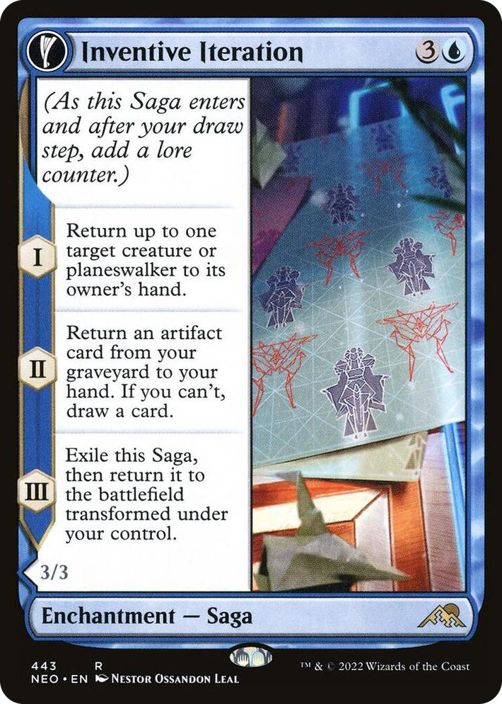 0443 Inventive Iteration (Extended Art) R Kamigawa: Neon Dynasty