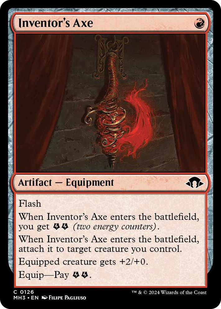 0126 Inventor's Axe C Modern Horizons 3