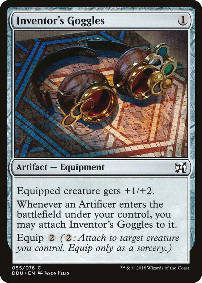 0055 Inventor's Goggles C Duel Decks: Elves vs. Inventors