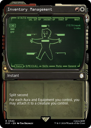 0342 Inventory Management (Showcase) R Universes Beyond: Fallout