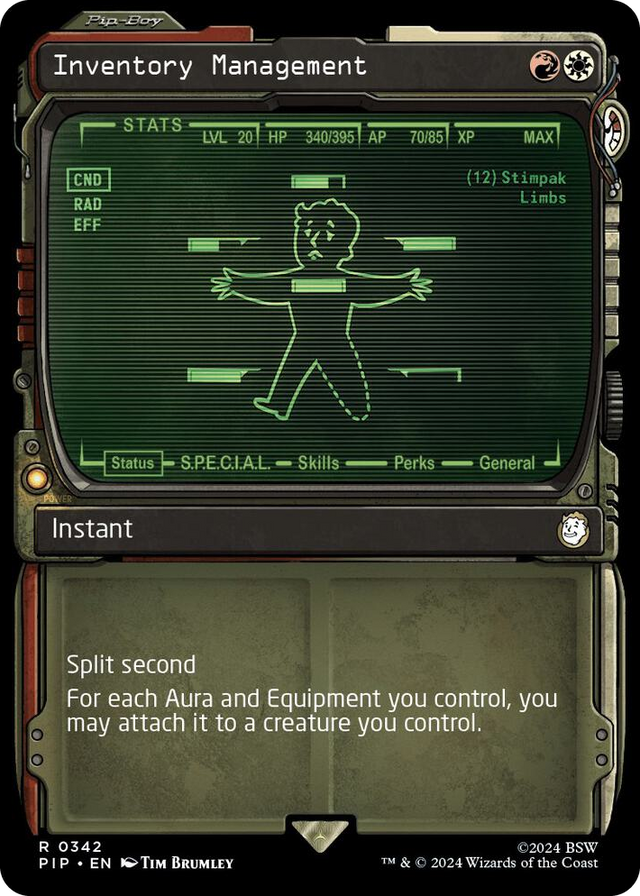 0342 Inventory Management (Showcase) R Universes Beyond: Fallout
