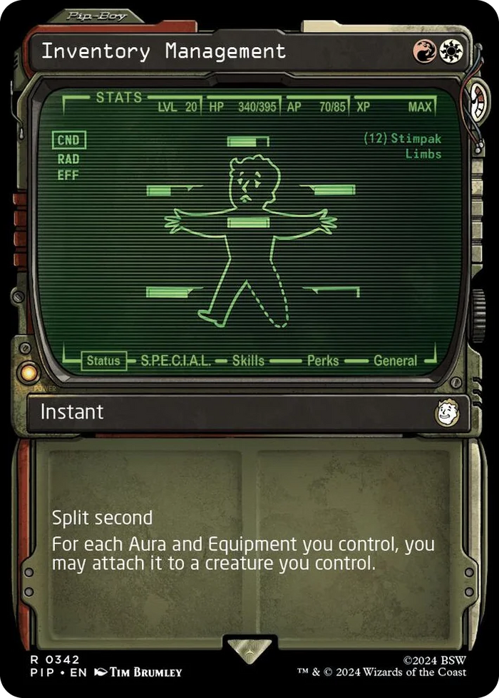 0342 Inventory Management (Showcase) R Universes Beyond: Fallout