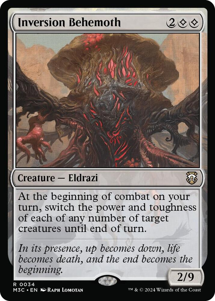0034 Inversion Behemoth R Commander: Modern Horizons 3
