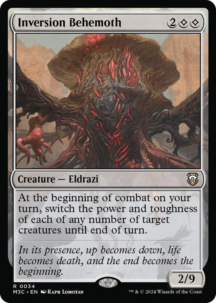 0034 Inversion Behemoth R Commander: Modern Horizons 3