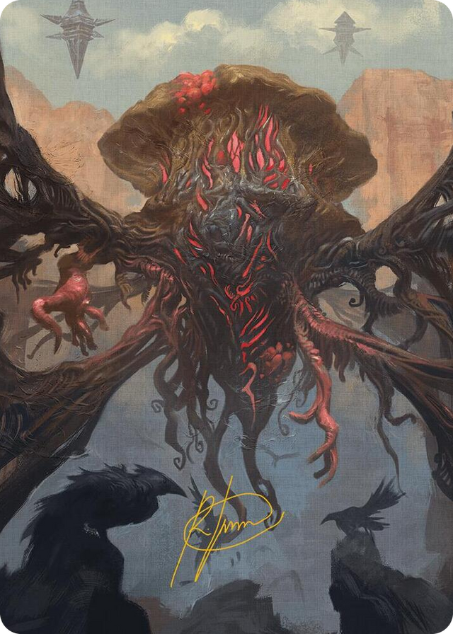0027 Inversion Behemoth Art Card (Gold-Stamped Signature) S Art Series: Modern Horizons 3