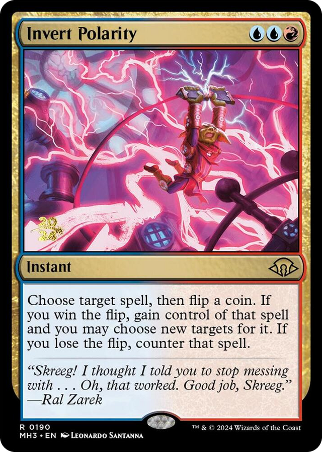 0190 Invert Polarity R Prerelease Cards