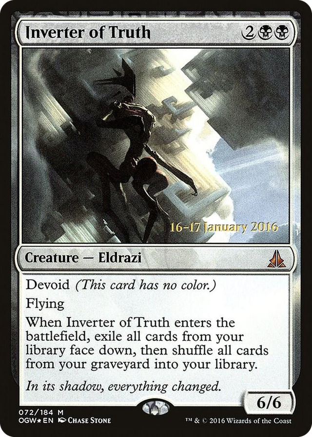 0072 Inverter of Truth M Prerelease Cards
