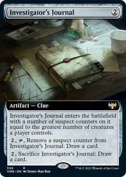 0396 Investigator's Journal (Extended Art) R Innistrad: Crimson Vow