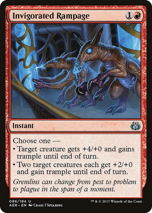 0086 Invigorated Rampage U Aether Revolt