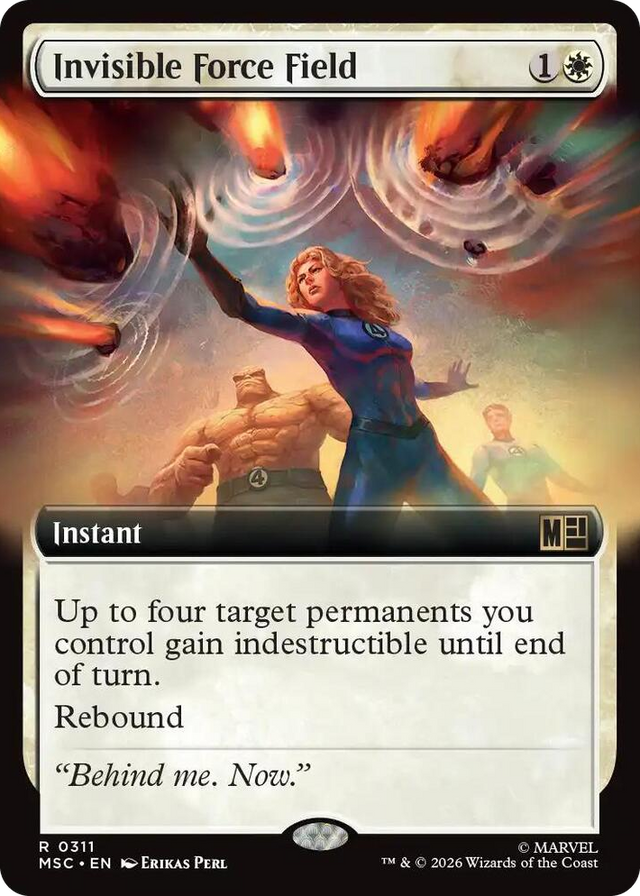0311 Invisible Force Field (Extended Art) R Commander: Marvel Super Heroes