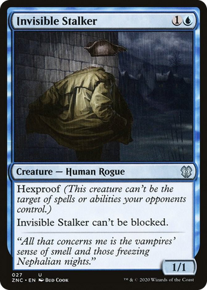 0027 Invisible Stalker U Commander: Zendikar Rising