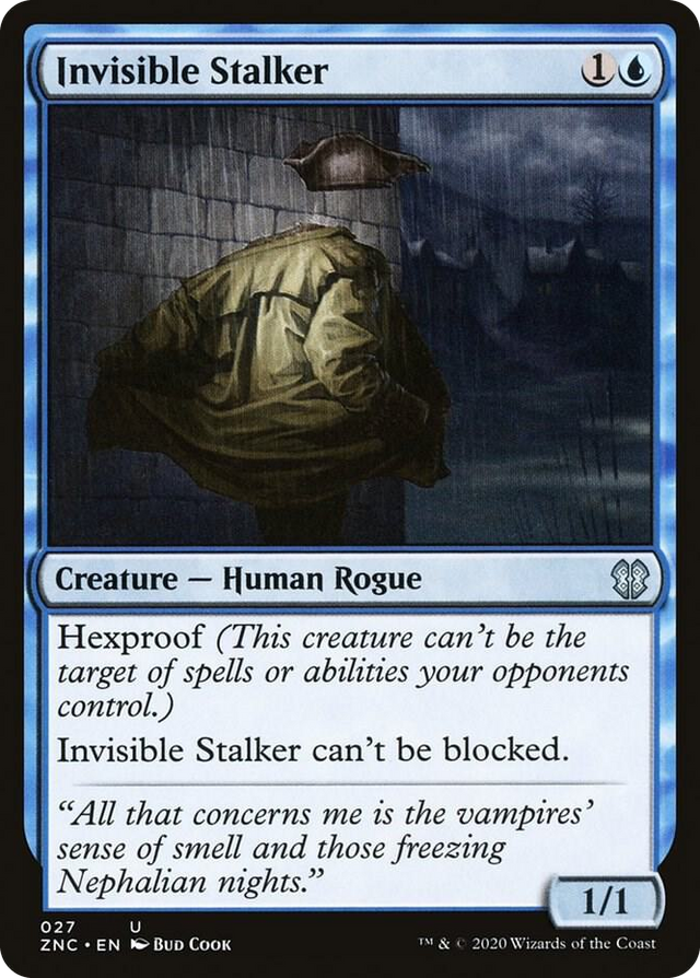 0027 Invisible Stalker U Commander: Zendikar Rising