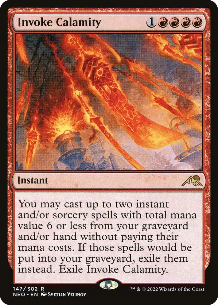 0147 Invoke Calamity R Kamigawa: Neon Dynasty