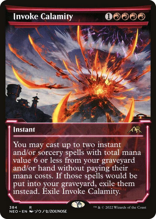 0384 Invoke Calamity (Showcase) R Kamigawa: Neon Dynasty