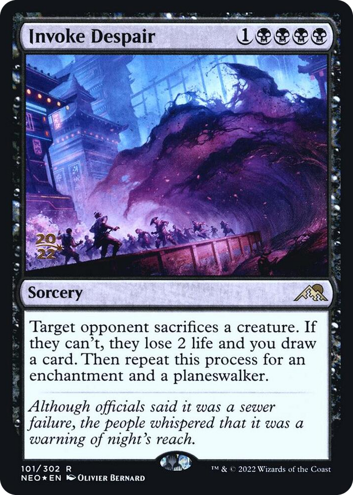 Invoke Despair #101 R - Prerelease Cards Pokemon card