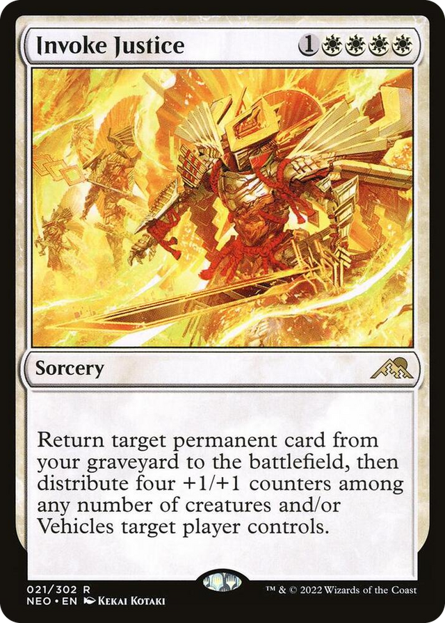 0021 Invoke Justice R Kamigawa: Neon Dynasty