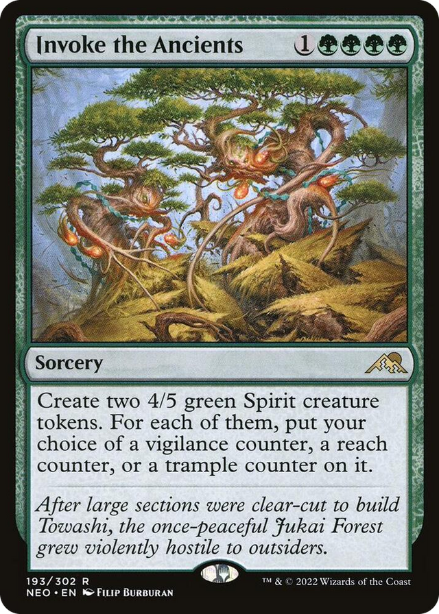 0193 Invoke the Ancients R Kamigawa: Neon Dynasty