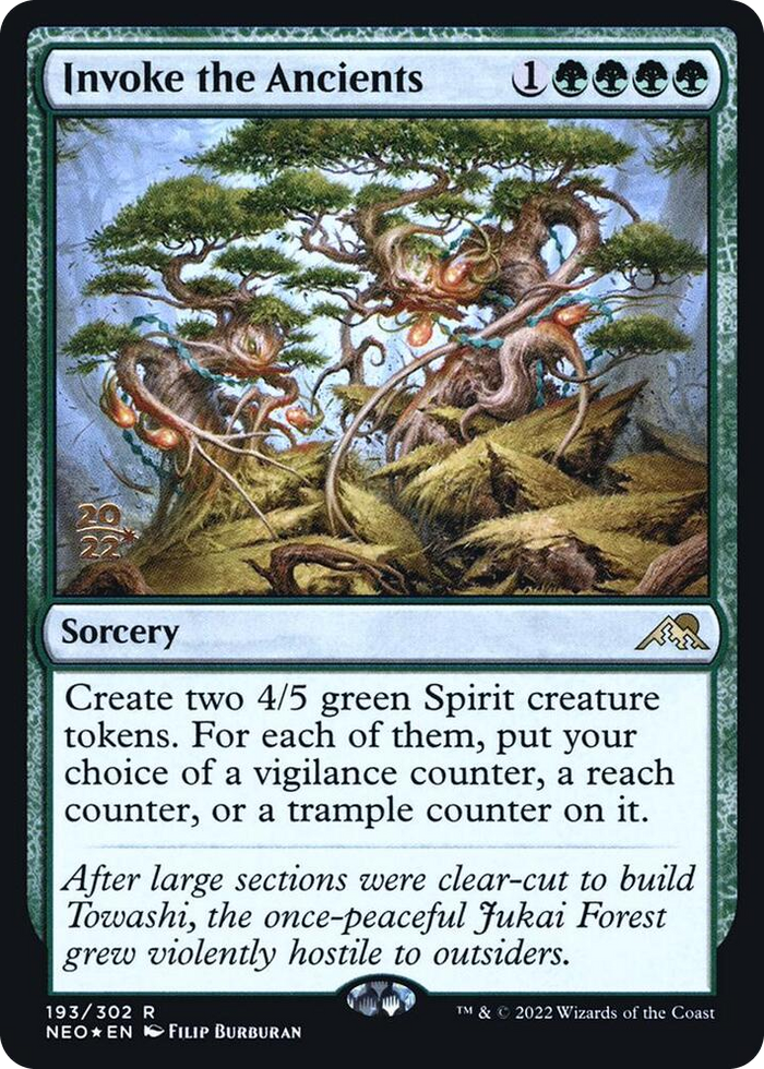 Invoke the Ancients #193 R - Prerelease Cards Pokemon card
