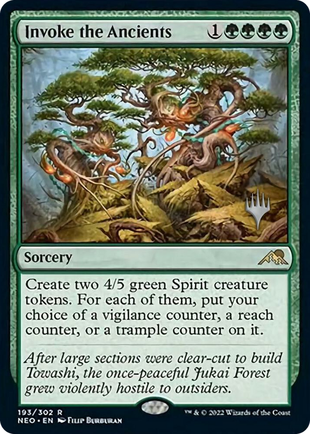 0193 Invoke the Ancients R Promo Pack: Kamigawa: Neon Dynasty